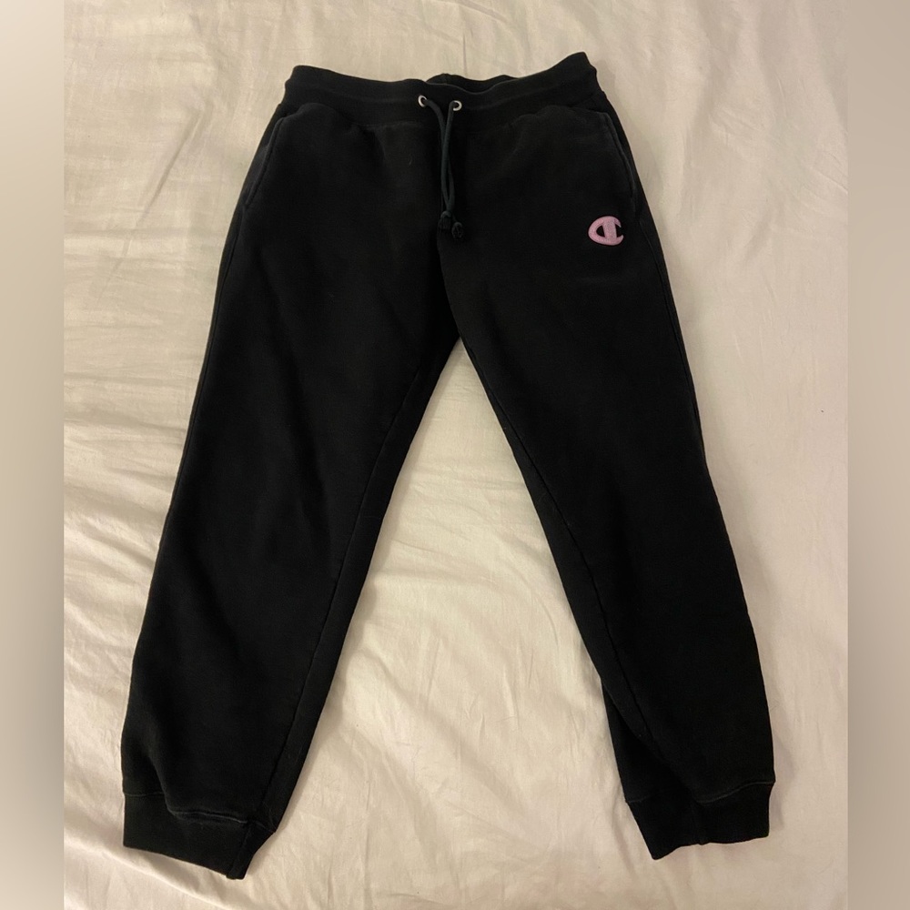 Champion pink logo sweatpants